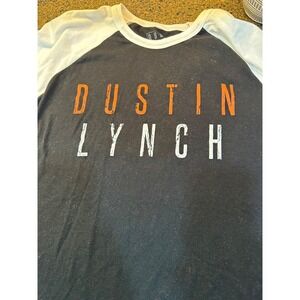 dustin lynch quarter sleeve concert tee xl‎